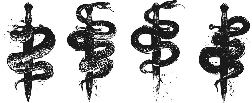 Abstract grunge dollar sign variations black textured paint brush currency symbols on white background financial icons set with artistic distressed