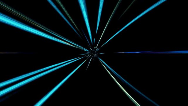 Raggio luminoso nello spazio