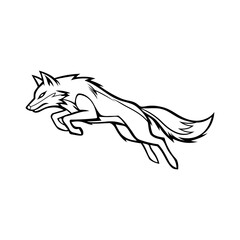 E sport Fox Animal logo vector design templates simple and modern © Deni