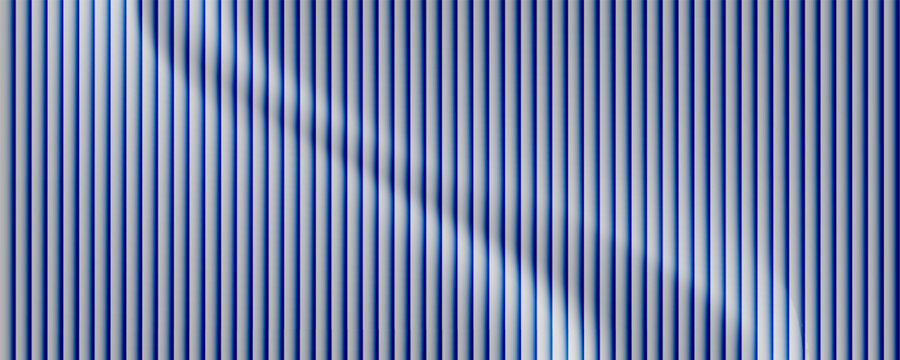Green Vertical Striped Pattern With Diagonal Shadow &mdash; Minimal Abstract Lines and Textured Blinds Background