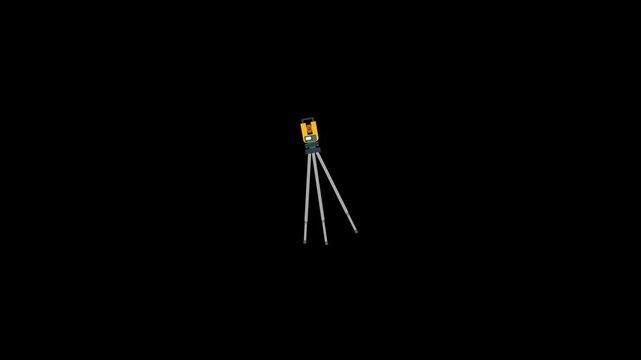Construction survey icon aniamtion