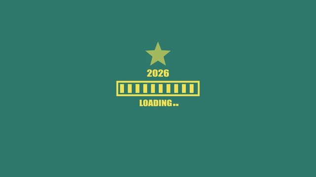 loading bar animation 2026 waiting star video