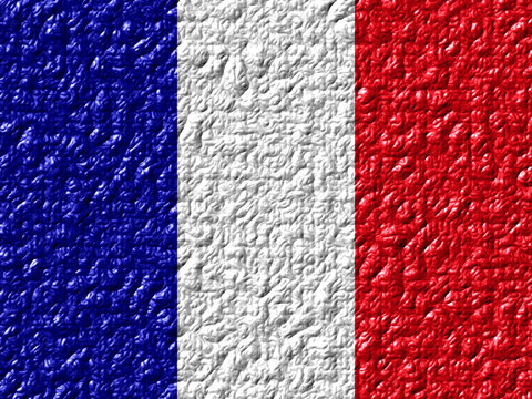 Clipperton Island Flag SVG with Organic Texture Effect