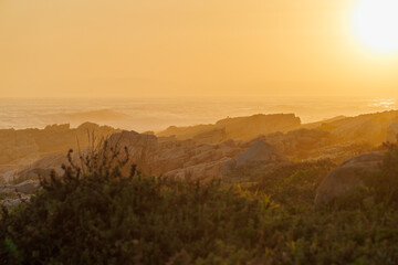 Beautiful sunset over the Atlantic Ocean © Evgeny Karandaev