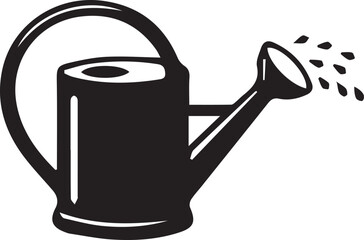 Gardening Watering Can Silhouette Lawn Care Vector Icon © Vectors Specialist