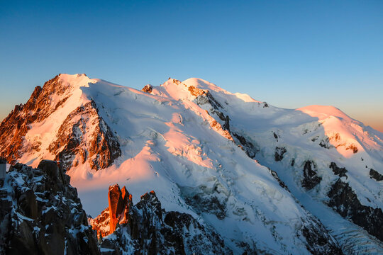 sunset in the mountains