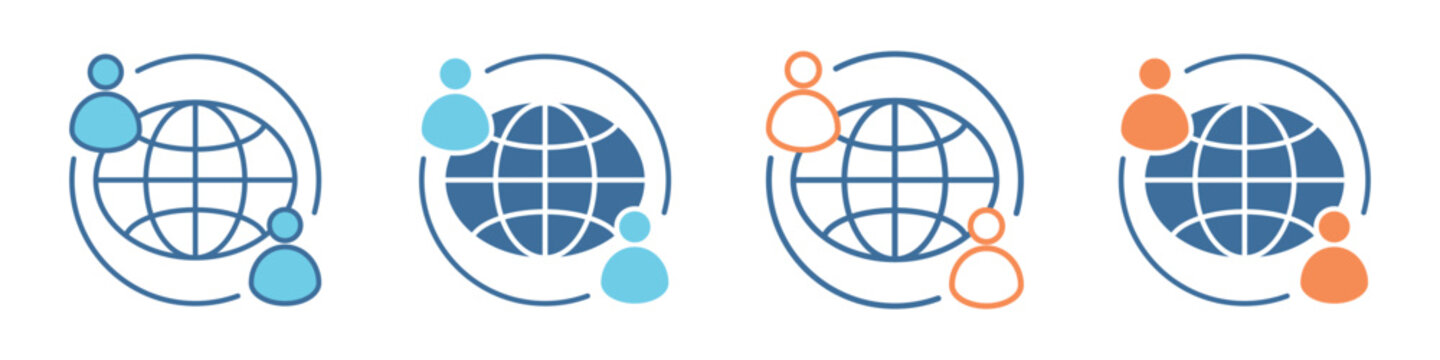 Immigration Icon Set Multiple Style Collection 