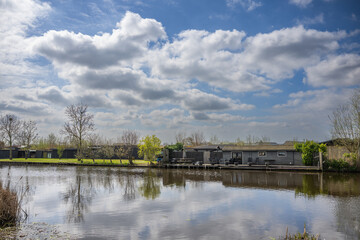 Obraz premium Alblasserdam is a city and also a municipality in the west of the Netherlands, in the province of South Holland.
