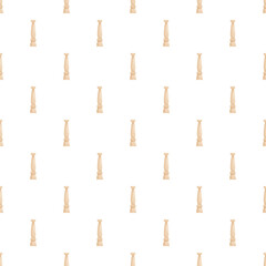 Naklejka premium Wood balusters creating a repeating pattern for architectural design or wallpaper