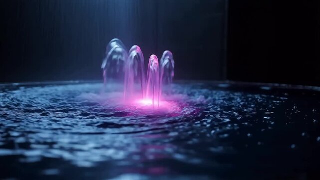 Mind-Controlled Digital Fountain