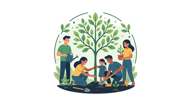 Community comes together for tree planting activity at Kalpataru Utsav celebration