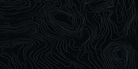 Abstract geographic contour map texture on black background with geographic background abstract topography elevation cartography geography technology mountain geometric wallpaper backdrop © MOHAMAD