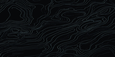 Dark abstract topography pattern with white dashed contour lines topography abstract background geographical elevation geography cartography technology mountain geometric wallpaper © MOHAMAD