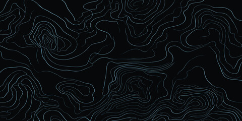 Abstract topographic map contour lines illustration with topography elevation cartography geography abstract navigation technical background exploration structure geometric contrast © MOHAMAD