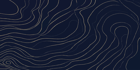 Wavy abstract contour lines pattern background design with abstract background topographic elevation geography cartography minimalist creative physical structure navigation technical © MOHAMAD