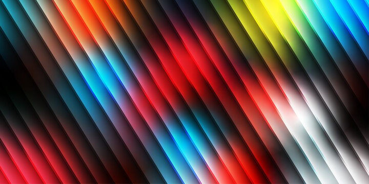 abstract gradient stripe diagonal colorful textile pattern background. wave red and blue parallel diagonal line art fabric texture design.