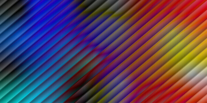 abstract gradient stripe diagonal colorful textile pattern background. wave red and blue parallel diagonal line art fabric texture design.
