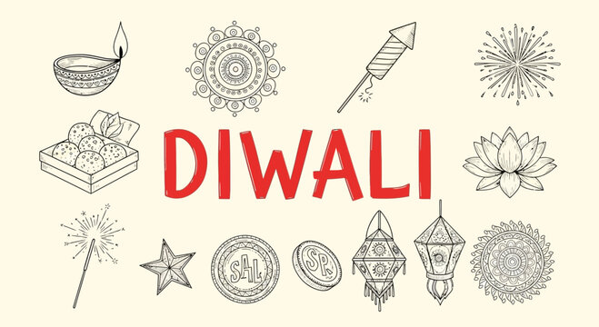 Diwali Festival of Lights India Celebrations.