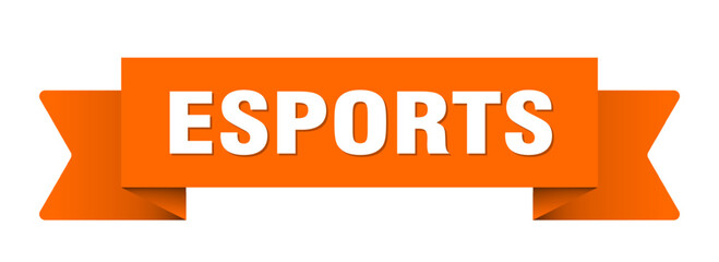 esports ribbon isolated on transparent background. esports ribbon © BHM