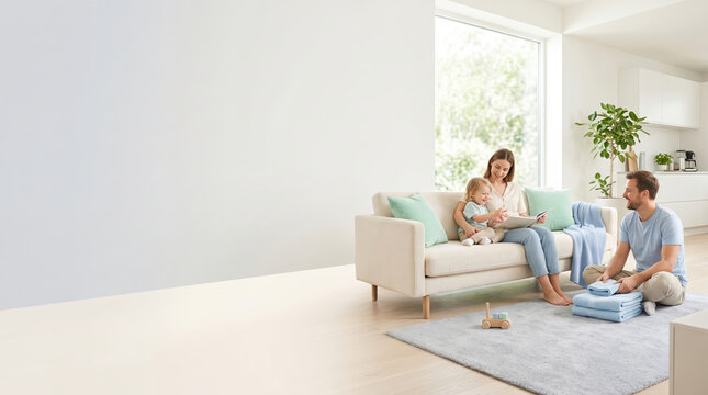Healthy Home Energy Sustainability Concept eco renewable green technology environment sustainable family lifestyle choices comfort wellbeing