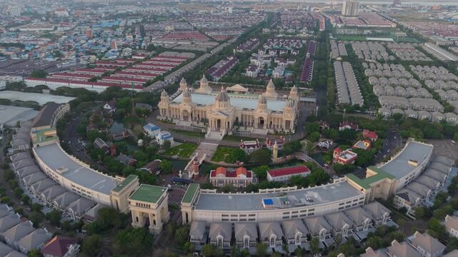 aerial view of Euro Park in Borey Peng Hout Phnom Penh Cambodia