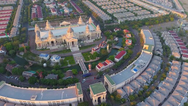 aerial view of Euro Park in Borey Peng Hout Phnom Penh Cambodia