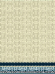 Fototapeta premium Seamless geometric textile pattern with traditional border design