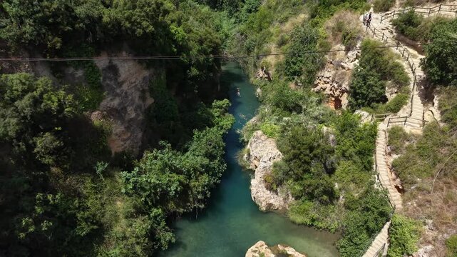 Ruta de las tres cascadas de Anna en Valencia