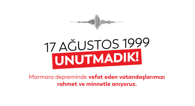 The Great Marmara Earthquake of August 17, 1999. 17 ağustos 1999 b&uuml;y&uuml;k marmara depremi. Unutmadık.