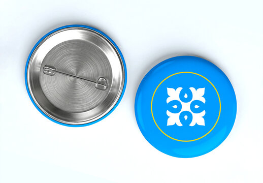 Button Pin Mockup