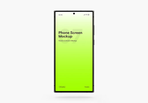 Phone Screen Mockup