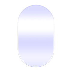 Obraz premium Blue metallic tag label metallic rounded square shape objects isolated on white background