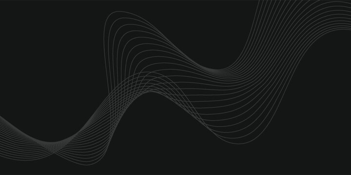 White moir&eacute; wave on black background