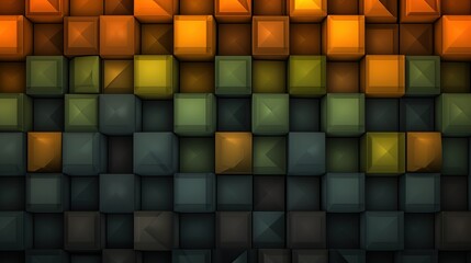 Fototapeta premium Abstract geometric gradient pattern with vibrant color blocks and smooth texture