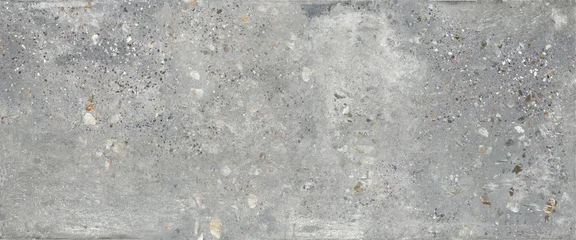Gray terrazzo concrete texture background with natural stone fragments and industrial cement surface details. Modern architectural material featuring rough terrazzo patterns, neutral tones, and realis © Vidal