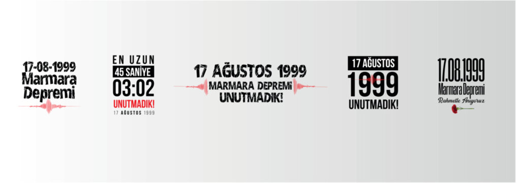 The Great Marmara Earthquake of August 17, 1999. 17 ağustos 1999 b&uuml;y&uuml;k marmara depremi. Unutmadık.