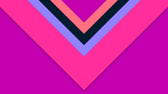 Abstract Pink and Purple Layered Chevron Geometric Background Design