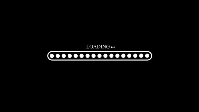 Seamless Waiting Loading Bar Animation for Mobile Application Interfaces