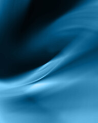Fototapeta premium Abstract blue waves background, flowing smooth curves for modern graphic design