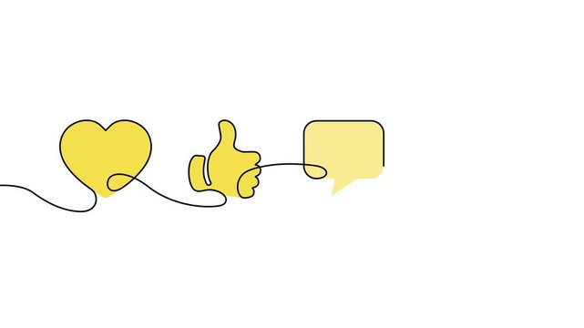 Social Media Like Comment and Share