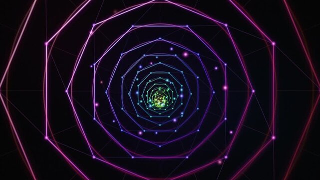 Spectrum Tunnel Bloom The
rainbow dark palette and premium, modern, creative styling make it especially strong for creative campaign
hero and app launch. It also adapts well to vertical social and mot