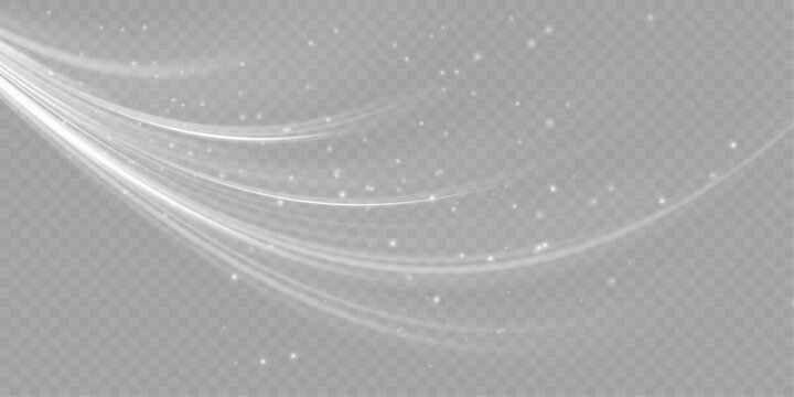 Cold winter wind texture. Holiday vector blizzard. Christmas effect of a cold blizzard. Vector PNG.
