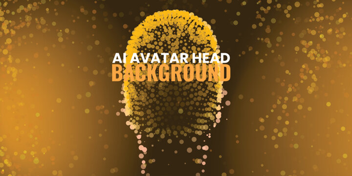 High-resolution ai avatar head with sharp details