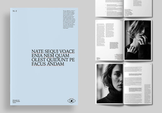 Minimalist Art Book Template