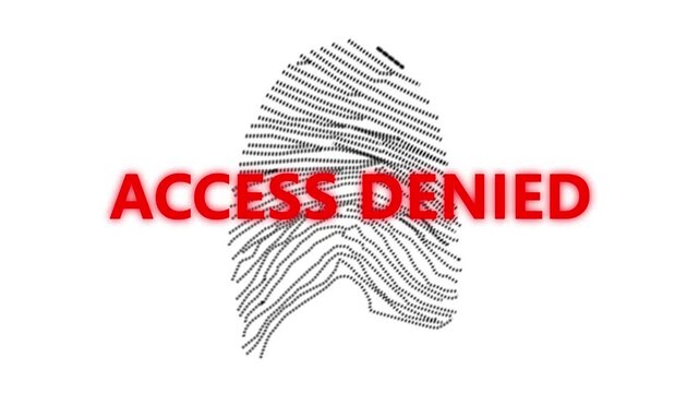 Image photo animation prints black dots fingerprint lines. Textural image photo animation outlines clean identity marks. Minimal image photo animation loops authorization files.