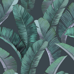 Tropical pattern. Paradise plants and flowers. Hawaiian pattern. Exotic, tropics © Alaska_artworks
