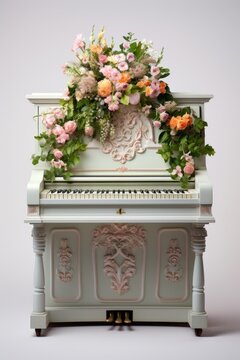 Flower piano keyboard plant.