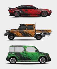 Naklejka premium Dynamic Car Wrap Designs