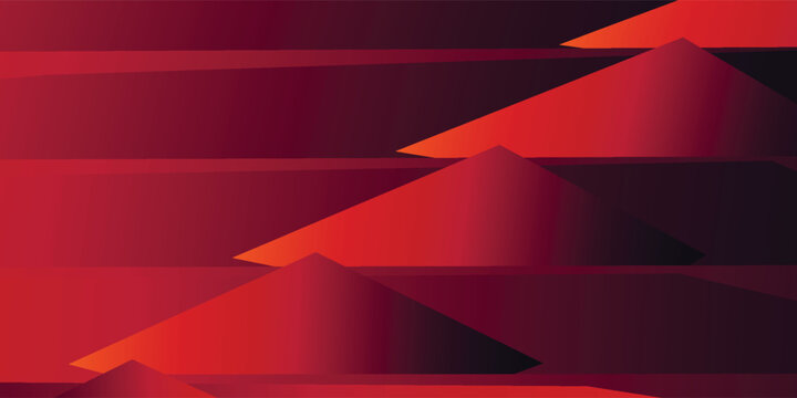 Modern Abstract Geometric Pyramid Composition with Pink and Orange Gradient Colors, Futuristic Polygon Layers, Minimal Creative Background for Technology, Business Presentation and Digital Design