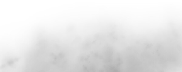 Fototapeta premium Thick gray smoke spreads in dramatic cinematic motion. Enhances dark and moody visuals. PNG effect for film and game design.